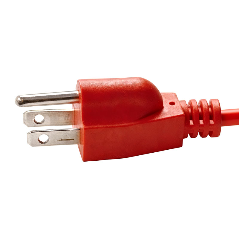 Amerikaanse standaard 2-pins platte stekker 2-pins rond netsnoer