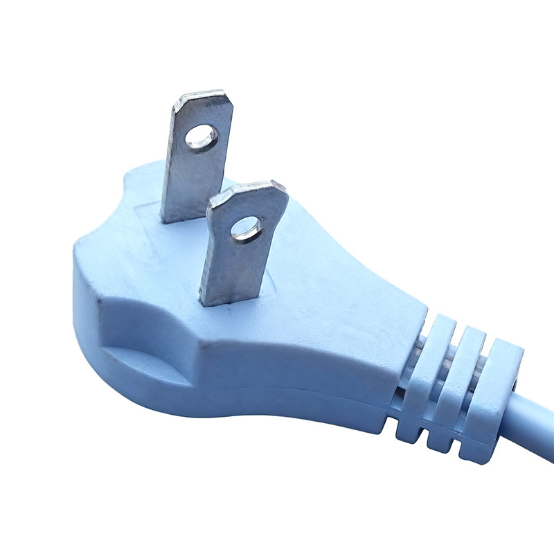 Amerikaanse standaard 2-pins platte stekker 2-pins rond netsnoer