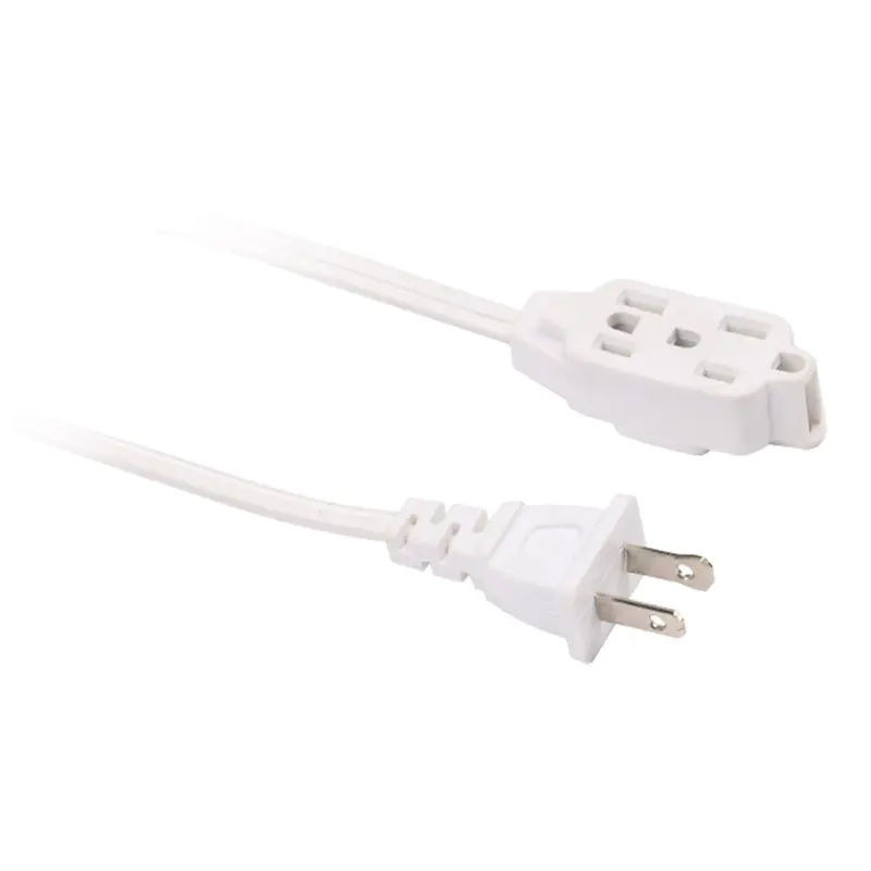 12v Amerikaans standaard Spt-huishoudelijk verlengsnoer met tweepolige stekker en meervoudig stopcontact FP-690,FP-691,FP-692,FP-693,FP-688,FP-689